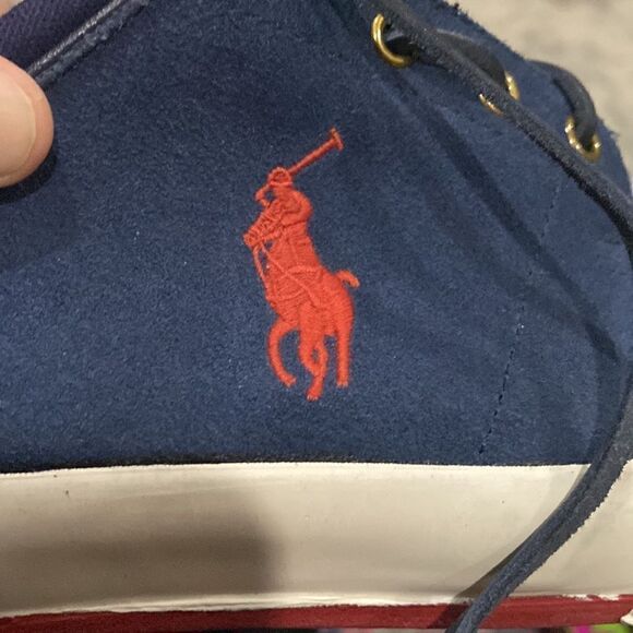 Ralph Lauren Faxon low Canvass with Suede Upper Size 17D - Picture 5 of 7